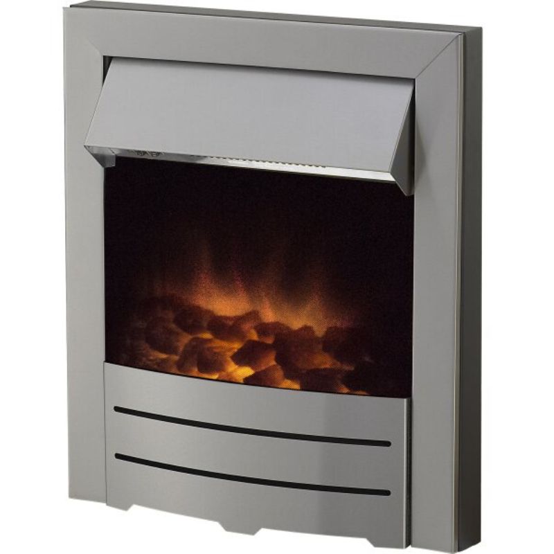 Adam Colorado Electric Fire in Brushed Steel