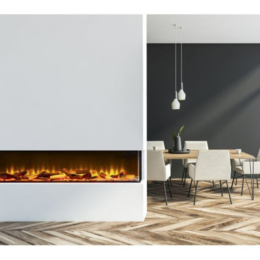 Acantha Aspire 150 Corner View Media Wall Electric Fire