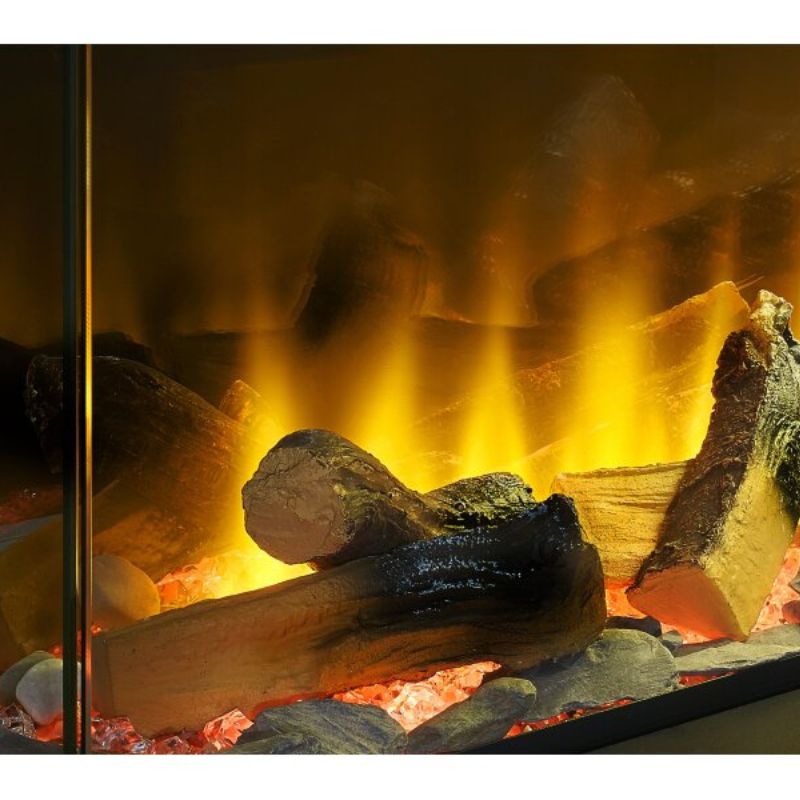 Acantha Aspire 200 Corner View Media Wall Electric fire