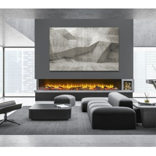 Acantha Aspire 200 Corner View Media Wall Electric fire