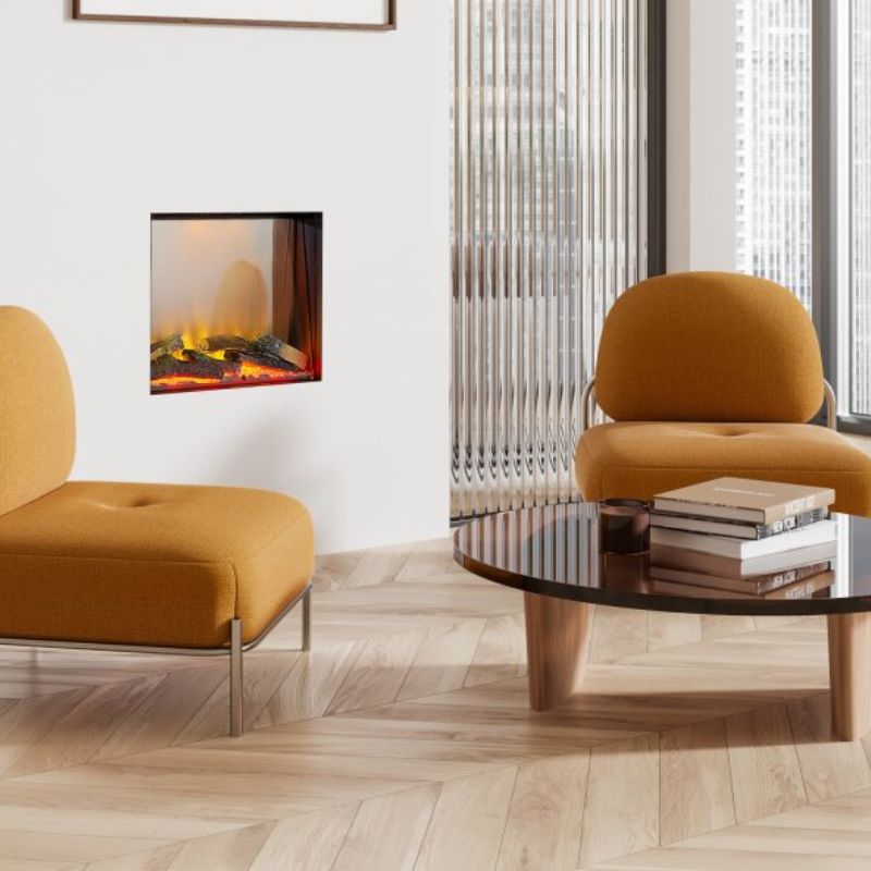 Acantha Aspire 50 SQ Fully Inset Media Wall Electric Fire