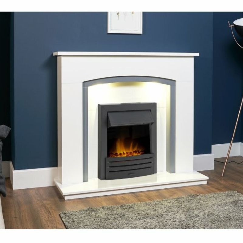 Adam Eclipse Electric Fire in Black