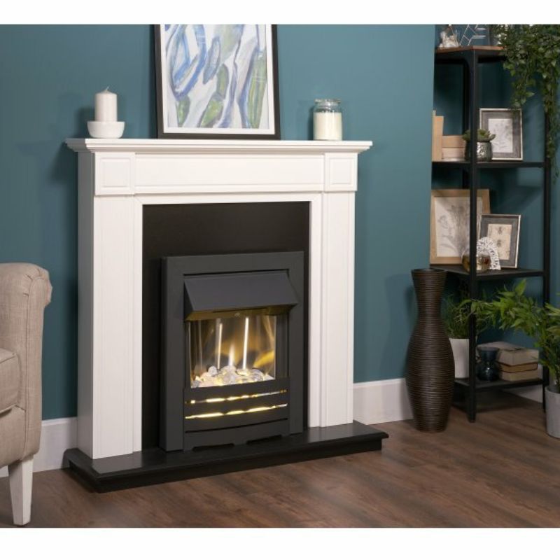 Adam Helios Electric Fire in Black