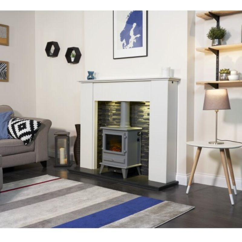 Adam Hudson Electric Stove in Grey