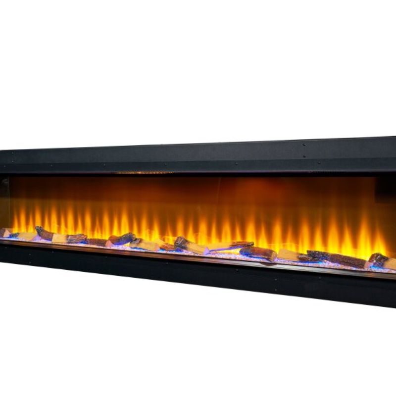 Adam Sahara Panoramic Media Wall Electric Fire 81 Inch
