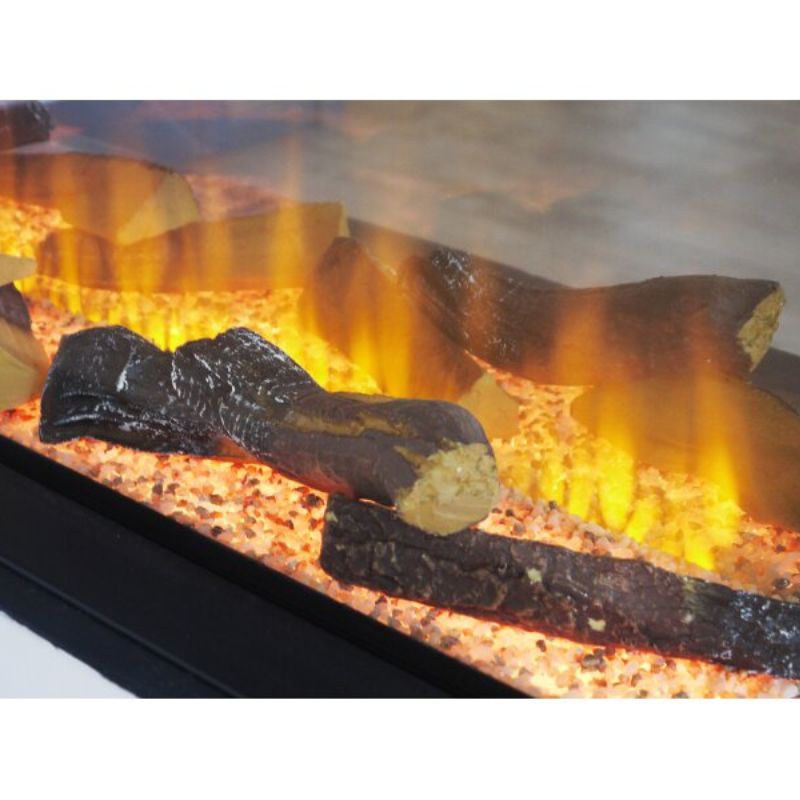 Adam Sahara Panoramic Media Wall Electric Fire, 51 Inch