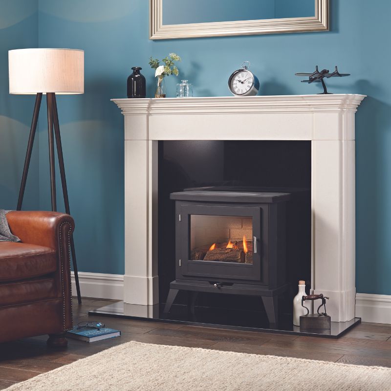 EKO FIRES 6030 FLUELESS GAS STOVE BLACK