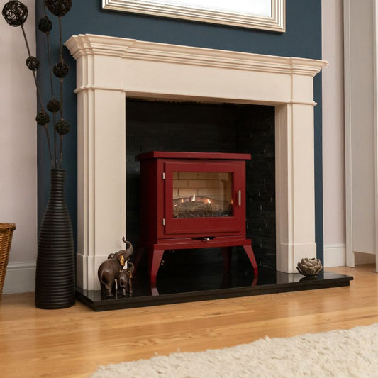 EKO FIRES 6030 FLUELESS GAS STOVE BURGUNDY