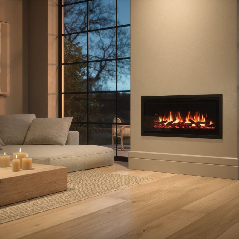 EKO FIRES OREGON 1610 INSET ELECTRIC FIRE LANDSCAPE