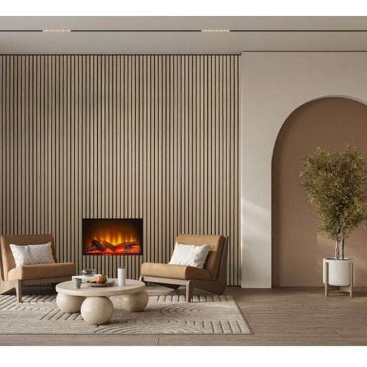 Fuse Acoustic Wooden Wall Panel in Natural Oak, 2.4m x 0.6m