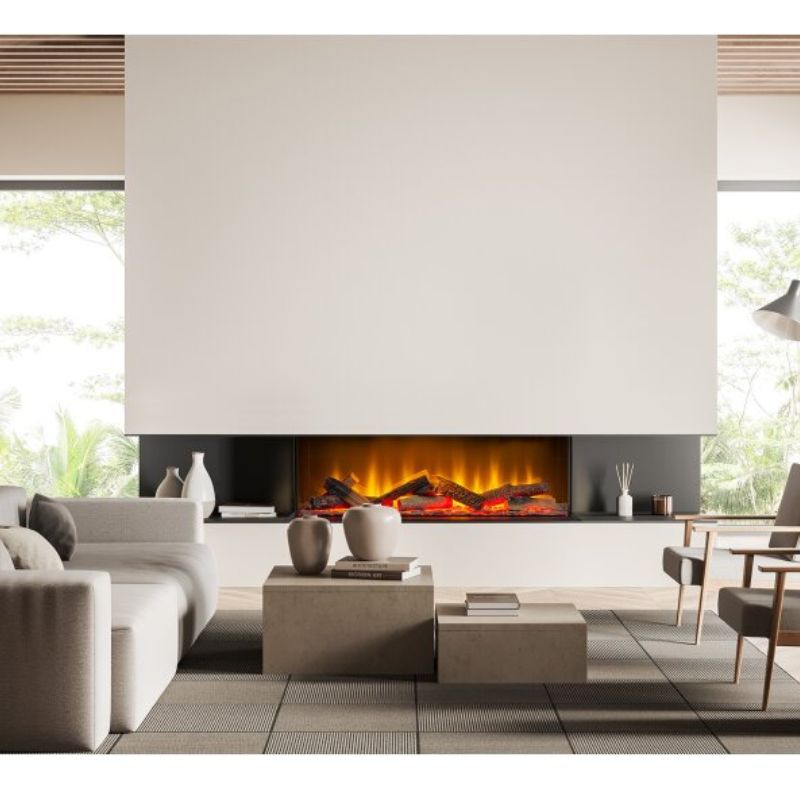 Acantha Aspire 100 Panoramic Media Wall Electric Fire