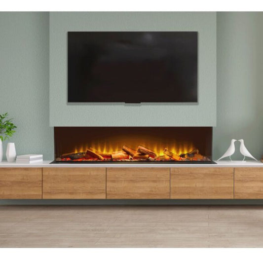 Acantha Aspire 125 Panoramic Media Wall Electric Fire