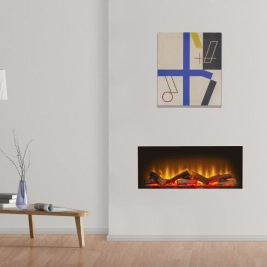 Acantha Aspire 75 Fully Inset Media Wall Electric Fire