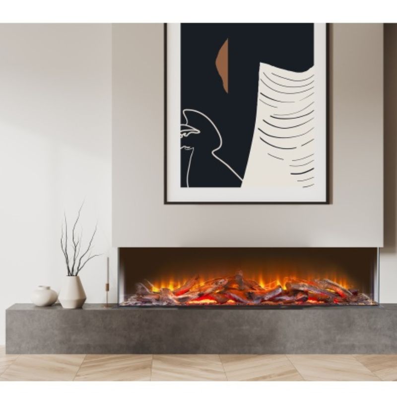 Acantha Ignis 1500 Panoramic Media Wall Electric Fire