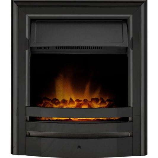 Acantha Vela Electric Fire in Black Nickel