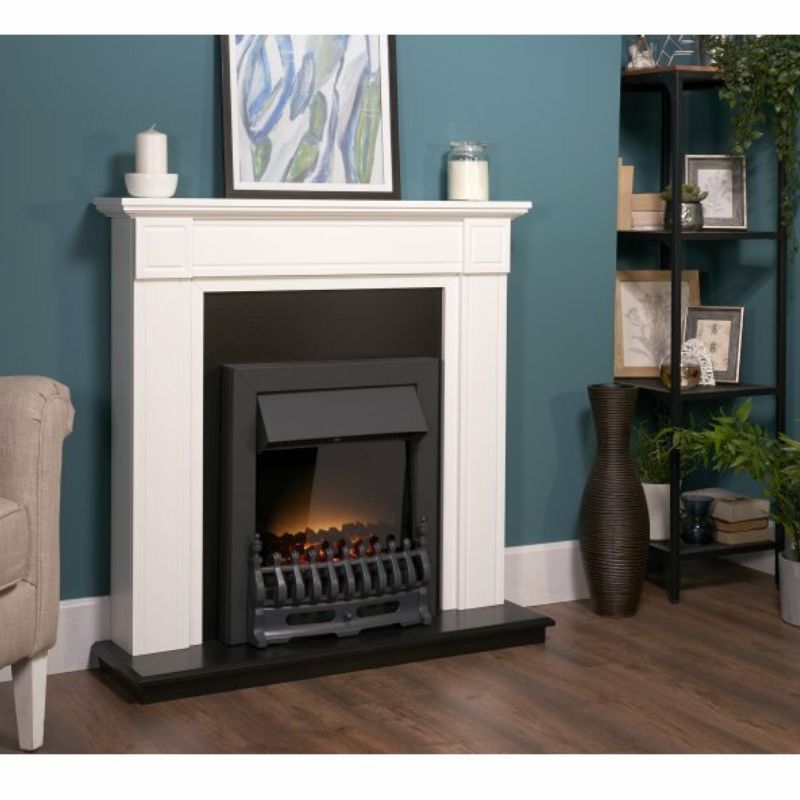 Adam Blenheim Electric Fire in Black