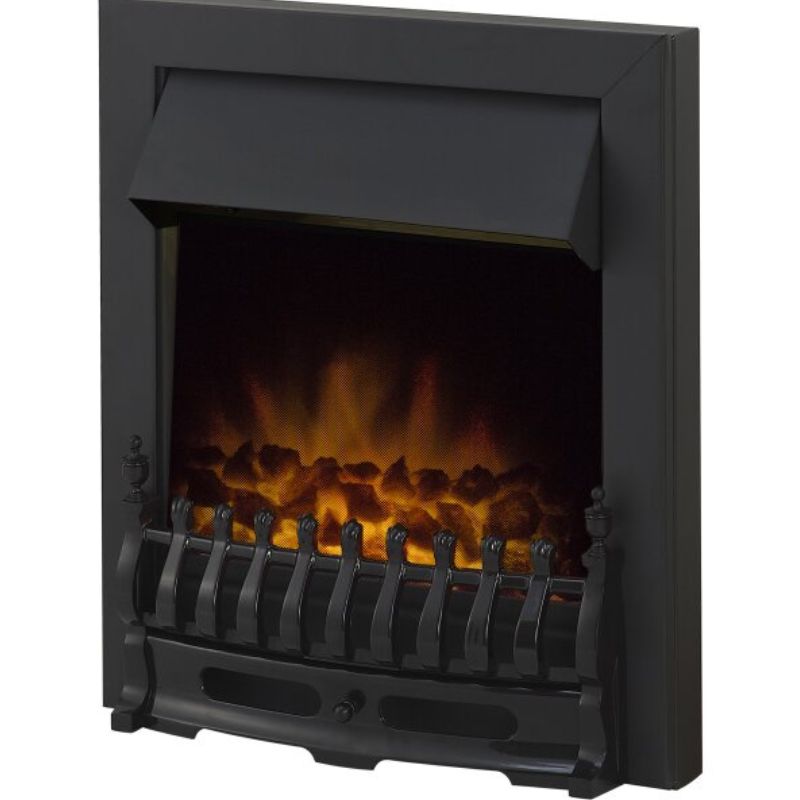 Adam Blenheim Electric Fire in Black