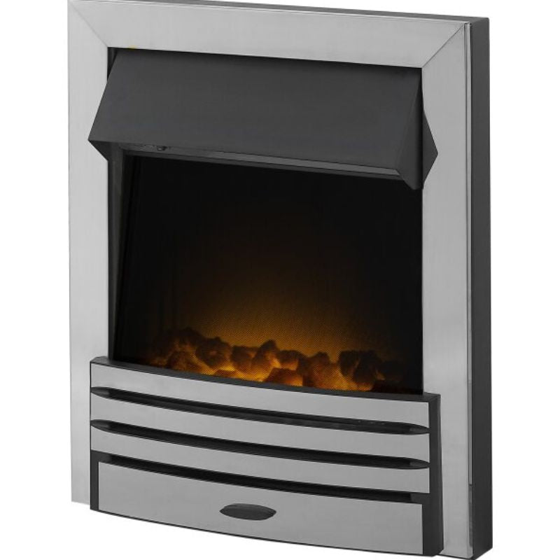 Adam Eclipse Electric Fire in Chrome