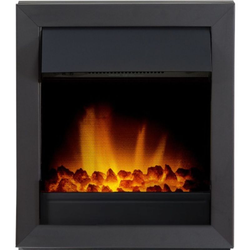 Adam Vancouver Inset Electric Fire in Black