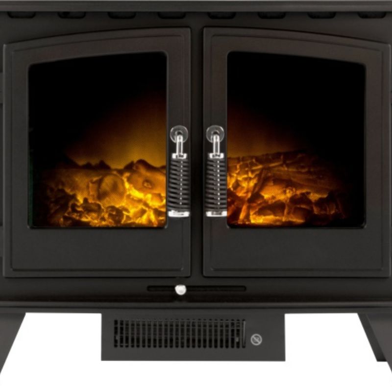 Adam Woodhouse Electric Stove in Black