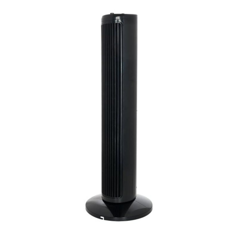 Bremmer Tower Blade Fan in Black, 29 Inch