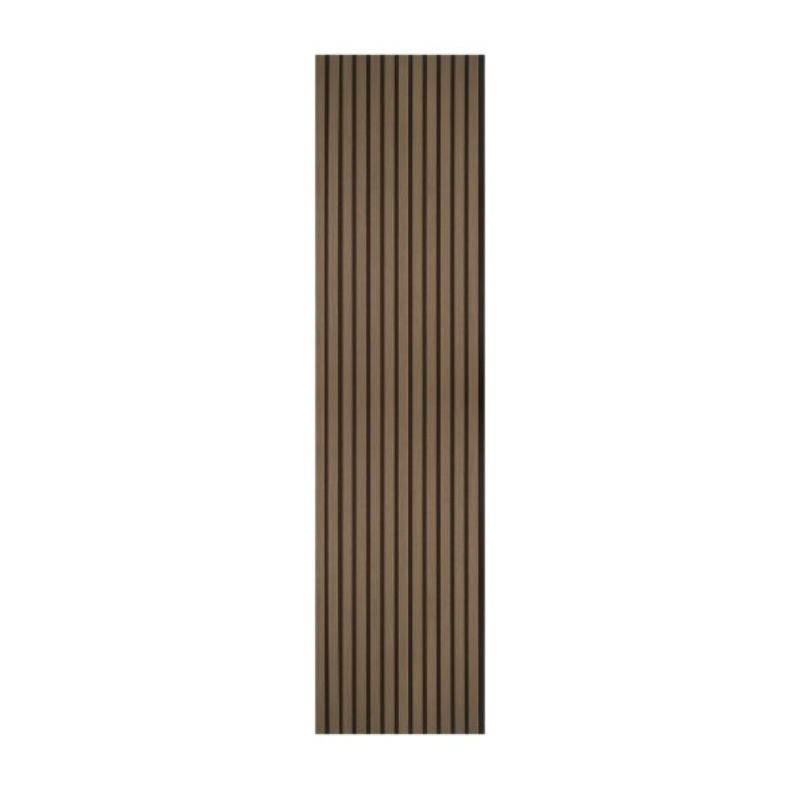 Fuse Acoustic Wooden Wall Panel in Smoked Oak, 2.4m x 0.6m